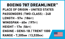 Dopravní letadlo Boeing 787 Dreamliner COBI 26603 - Boeing
