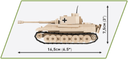 Německý střední tank PzKpfw V PANTHER Ausf. G COBI 2713 - World War II