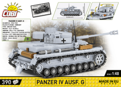 Nemecký stredný tank PzKpfW Panzer IV ausf. G COBI 2546 - World War II - kopie