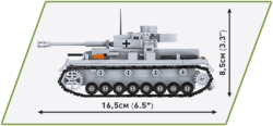 Deutscher mittlerer  PzKpfW Panzer IV ausf. G COBI 2546 - World  War II - kopie