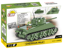 Americký tank Sherman M4A3E8 COBI 2711 - World War II - kopie