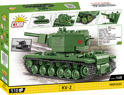 Ruský těžký tank Kliment Voroshilov KV-2 COBI 2731 - World War II 1:48