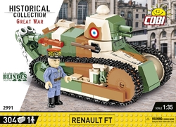 Light tank RENAULT FT VICTORY 1920 COBI 2992 - Great War - kopie