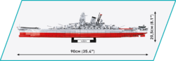 Japanisches Schlachtschiff Yamato COBI 4832 - Executive edition WW II - kopie