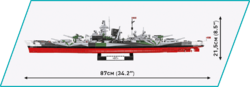 Battleship TIRPITZ COBI 4838 - Executive Edition WW II - kopie