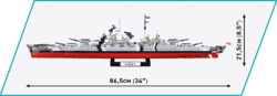 German Battleship BISMARCK COBI 4840 - Executive Edition WW II - kopie