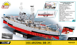 Amerikanisches Schlachtschiff der USS Missouri COBI 4837 - World War II - kopie
