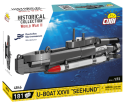German midget submarine U-Boot XXVII Seehund COBI 4846 - World War II