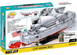 Americký vyloďovací člun LCVP-HIGGINS BOAT den D COBI 4849 - World War II 1:35