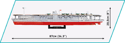 Japanese Battleship Yamato COBI 4833 - World War II - kopie