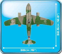 proudový stíhací letoun MESSERSCHMITT ME 262A COBI 5543 - World War II - kopie
