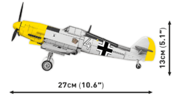 Kampfflugzeug Messerschmitt BF-109 F-2 COBI 5715 - World War II - kopie