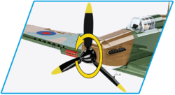 Stíhací letoun Hawker Hurricane MK.I COBI 5709 - World War II - kopie