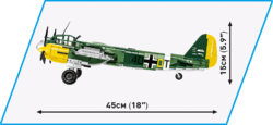 Deutscher Junkers JU-88 Mehrzweckjäger COBI 5732 - Limited Edition WW II - kopie