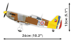 Französisches Kampfflugzeug Dewoitine D.520 COBI 5720- World War II - kopie
