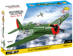 American fighter plane P-47 Thunderbolt COBI 5737 - World War II