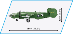 American heavy bomber B-24 LIBERATOR MK. III COBI 5738 - Limited Edition WWII 1:48 - kopie