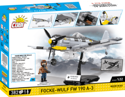 German fighter Focke-Wulf FW 190 A-3 COBI 5741 - World War II