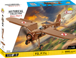 Polnisches Jagdflugzeug PZL P.11c COBI 5742 - Zweiter Weltkrieg