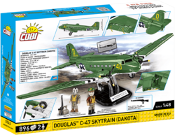 Amerikanisches Transportflugzeug Douglas C-47 Skytrain Dakota COBI 5743 - Zweiter Weltkrieg 1:48