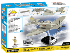 Amerikanisches Kampfflugzeug Bell P-39D Airacobra COBI 5746 - World War II 1:32