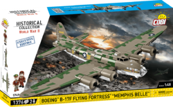 American long-range bomber Boeing B-17F Flying Fortress (Memphis Belle) COBI 5749 - Executive Edition WWII 1:48