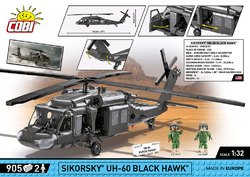 Americký viacúčelový vrtuľník Sikorski UH-60 Black Hawk COBI 5816 - Limited Edition Armed Forces - kopie