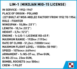 Ruské stíhacie lietadlo MIG-15 FAGOT COBI 2416 - Korean War - kopie