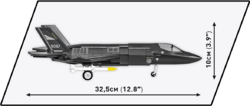 American combat aircraft Lockheed Martin F-35B Lightning II RAF COBI 5830 - Armed Forces - kopie