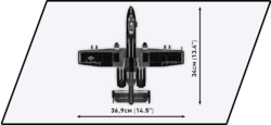 American combat aircraft A-10 Thunderbolt II WARTHOG COBI 5812 - Armed Forces - kopie