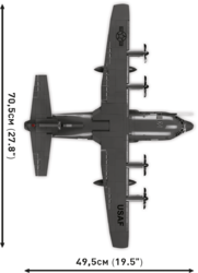 American transport aircraft Lockheed C-130 Hercules COBI 5839 - Armed Forces 1:61 - kopie