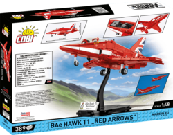British Advanced Trainer Aircraft BAE Hawk T1 RED ARROWS COBI 5844 - Armed Forces 1:48