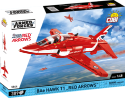 Britské pokročilé cvičné lietadlo BAE Hawk T1 RED ARROW COBI 5844 - Armed Forces 1:48