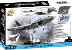 American advanced fighter aircraft Lockheed Martin F-22 Raptor COBI 5855 - Armed Forces 1:48