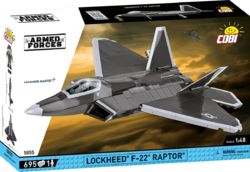 Americké pokročilé stíhacie lietadlo Lockheed Martin F-22 Raptor COBI 5855 - Armed Forces 1:48