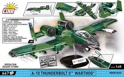 Americký bitevní letoun A-10 Thunderbolt II WARTHOG COBI 5856 - Armed Forces 1:48