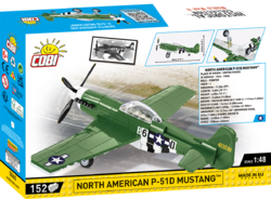 Amerikanisches Jagdflugzeug North American P-51D Mustang COBI 5860 - World War II 1:48
