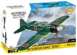 Japonské stíhacie lietadlo Mitsubishi A6M2 Zero COBI 5861 - World War II 1:48