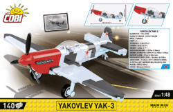 Russisches Jagdflugzeug Yakovlev YAK-3 COBI 5862 – World War II 1:48