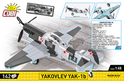 Russisches Jagdflugzeug Yakovlev YAK-3 COBI 5862 – World War II 1:48 - kopie