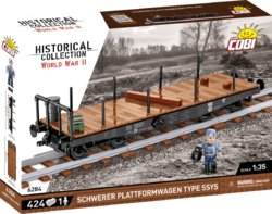 Deutscher schwerer Plattformwagen SSYS 50T COBI 6284 – Historical Collection 1:35