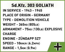 Německý těžký stíhač tanků Panzerjäger Tiger (P) Sd.Kfz.184 Elefant COBI 2582 - World War II 1:28 - kopie