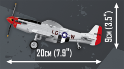 American fighter aircraft North American P-51D Mustang COBI 5846 - TOP GUN Maverick - kopie