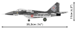 Ruské stíhacie lietadlo MIG-29 COBI 5834 - Armed Forces - kopie