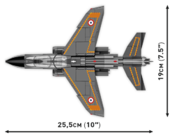 Francúzske ľahké bojové lietadlo Dassault Alpha JET Patrouille de France COBI 5841 - Armed Forces 1:48 - kopie